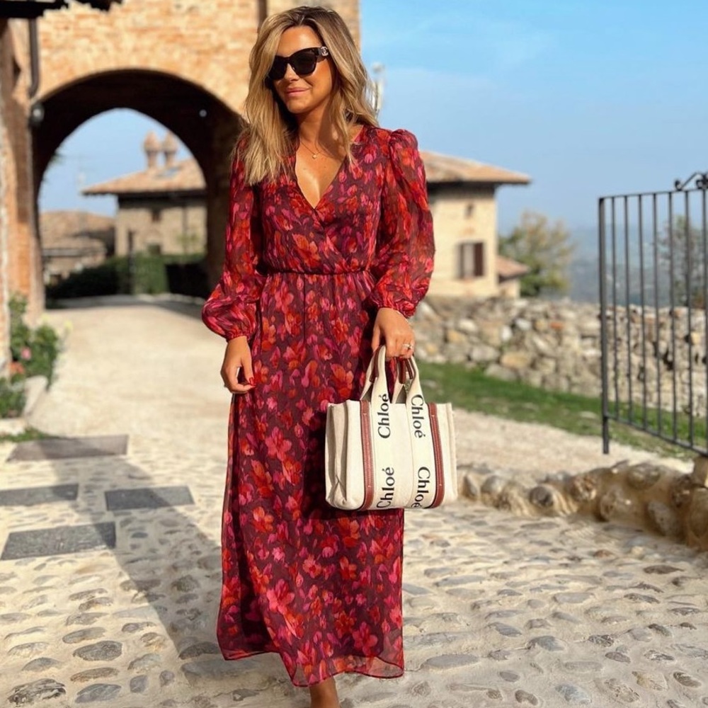 Mango Flowy flower printed dress